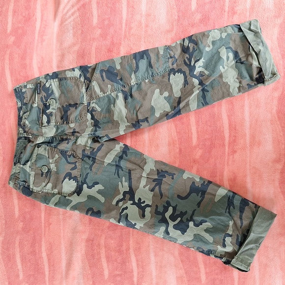🪖 Sancturay Standard Surplus cropped capri camouflage BDU pants. Size 26. - Picture 9 of 15